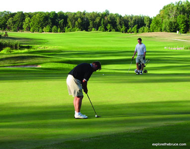 Playing Golf on Holiday